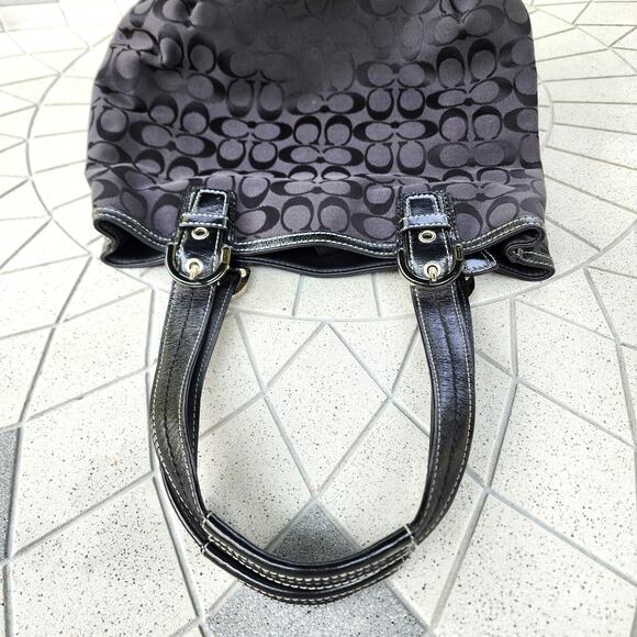 Coach Soho Signature Logo Tote Shopper Shoulder Bag Vintage - Picture 5 of 12